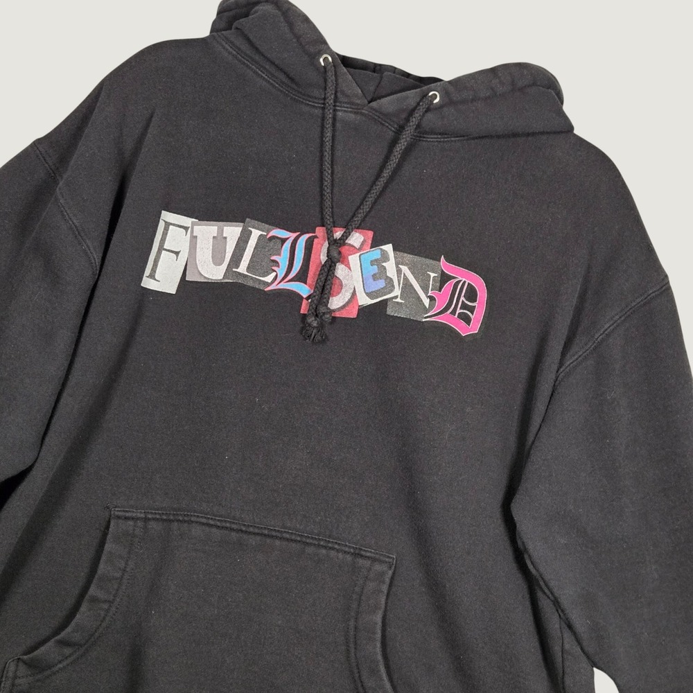 Full Send Nelk Boys Men Large Hoodie Black Ransom Note Sweatshirt 2020 Drop